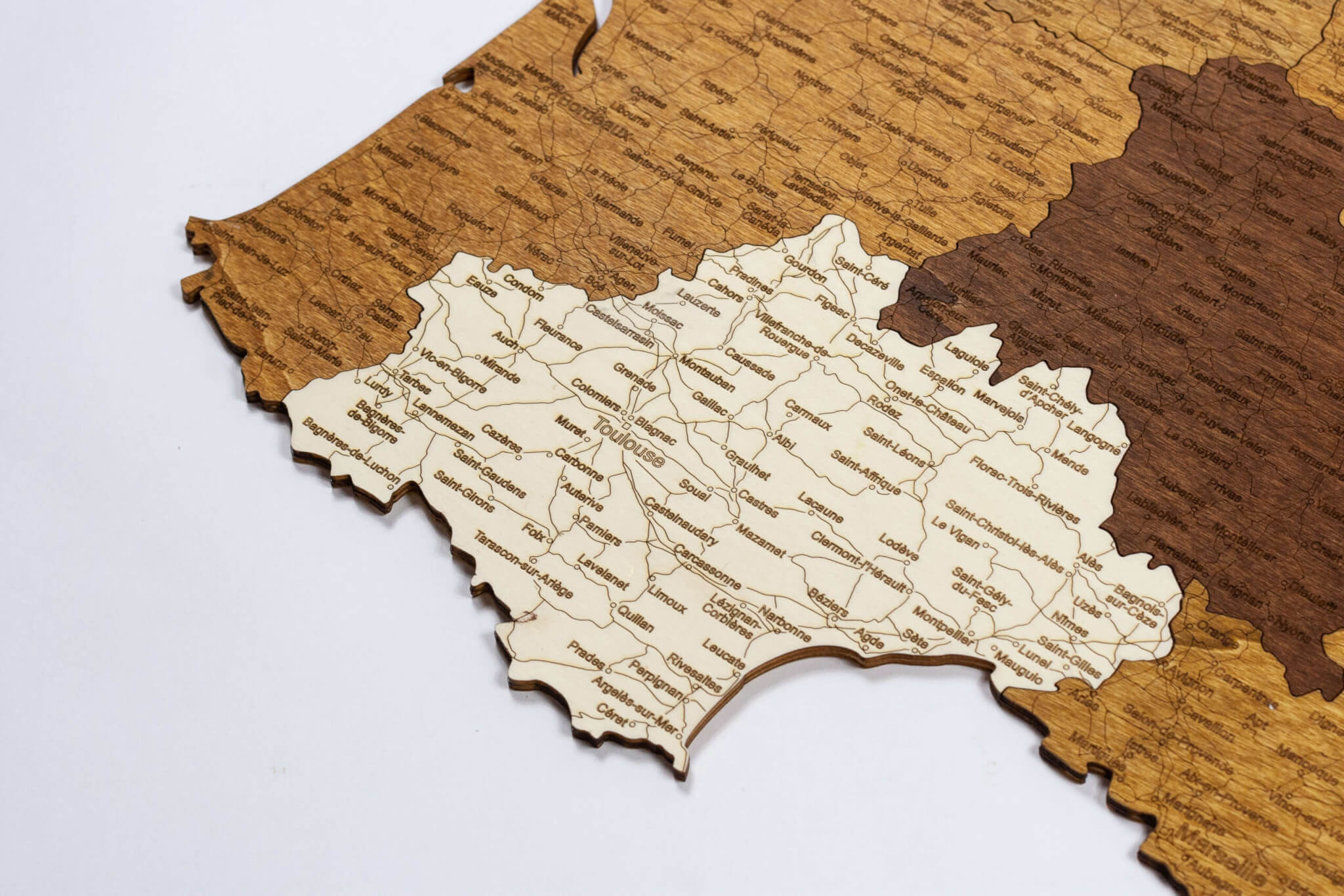 USA Wooden Map Puzzle - 68travel