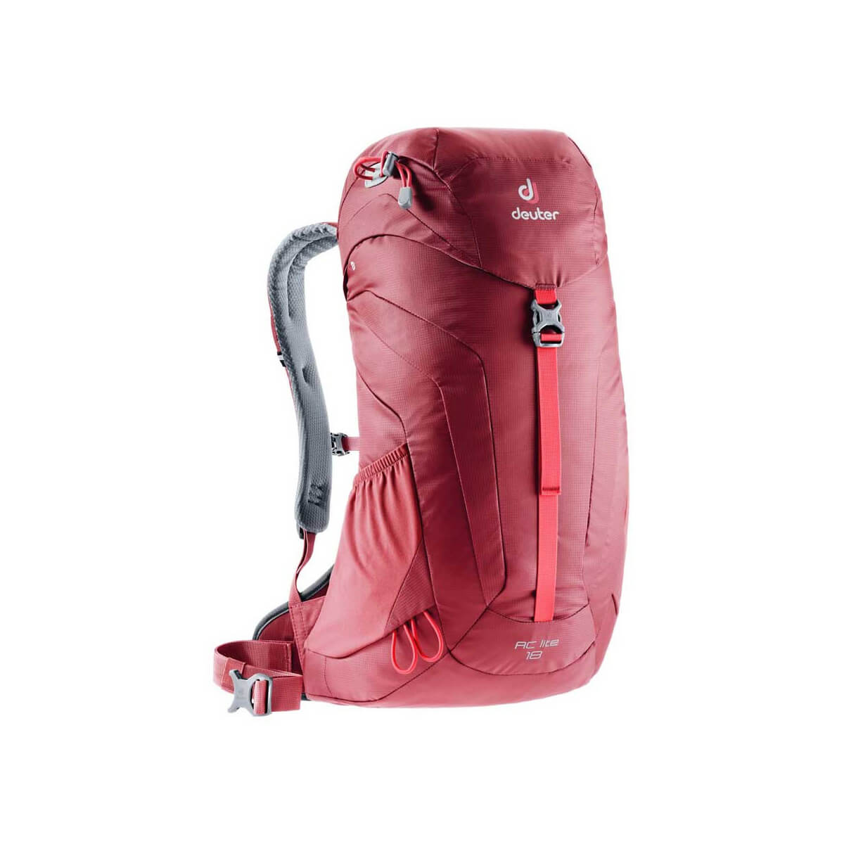 Deuter Unisex AC Lite 18 Backpack Red Sports Outdoors Breathable Reflective 